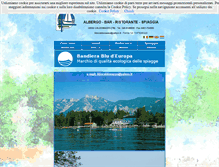 Tablet Screenshot of hotel-lidocaldonazzo.it